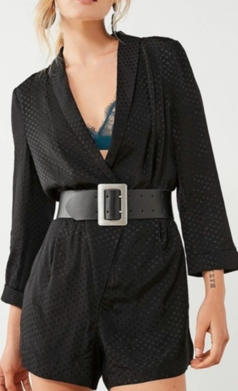 Bardot skyline wrap romper playsuit - Picture 3 of 11